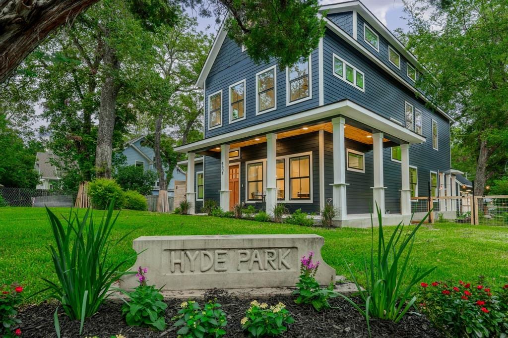 A completed KiliGray Homes home in its Central Austin neighborhood